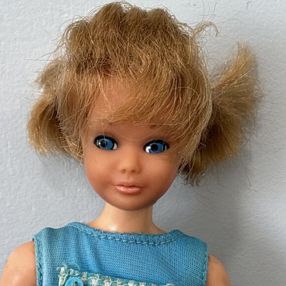 Barbie Skipper Pose N Play Doll #1179 1972-1973 Vintage Original Outfit Mattel - Picture 2 of 11